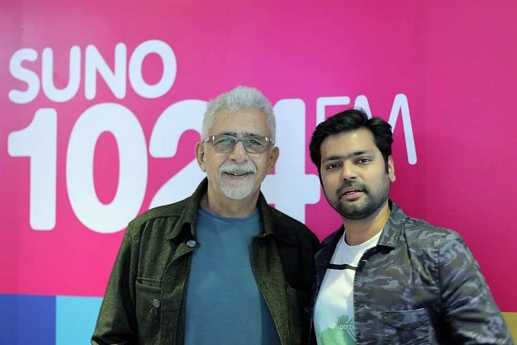 Vineet Sharma with a guest