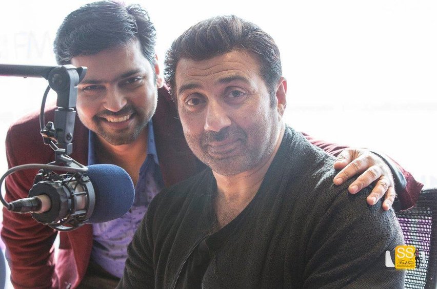 Vineet Sharma in a media moment